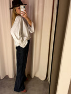 Denim wide leg | DARK BLUE