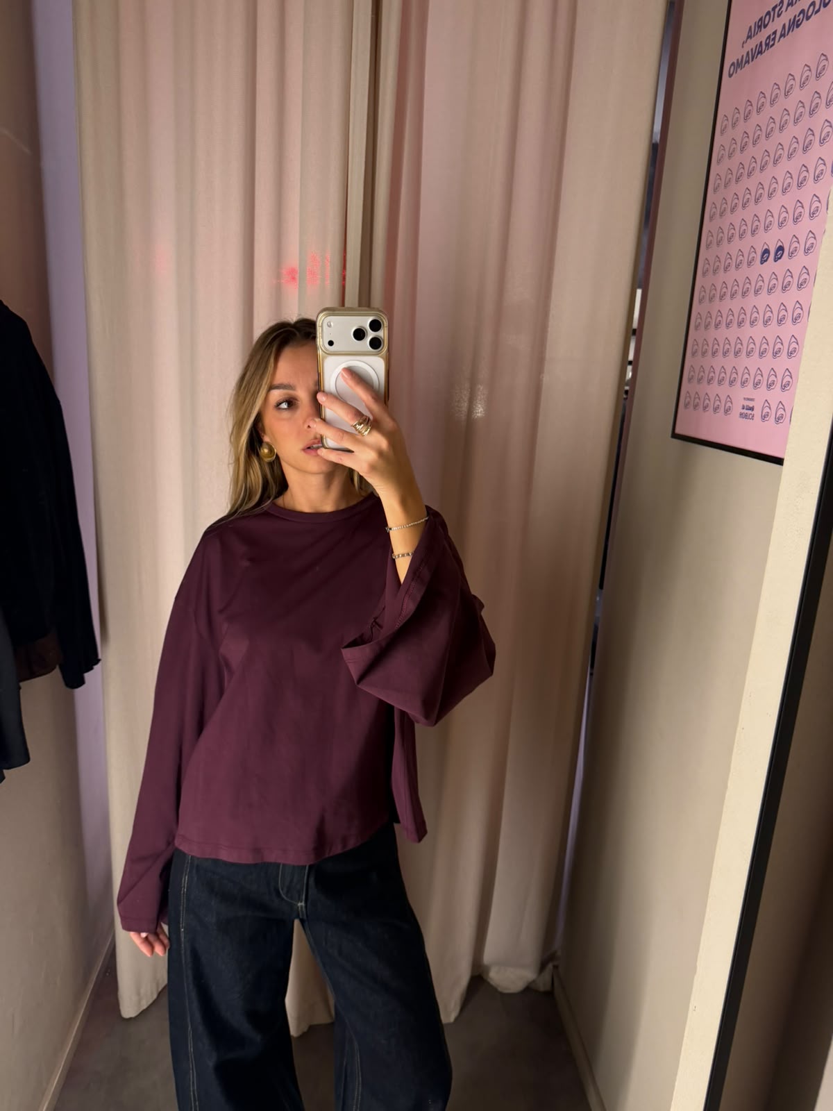 Longsleeve Manica Ampia | Più Colori