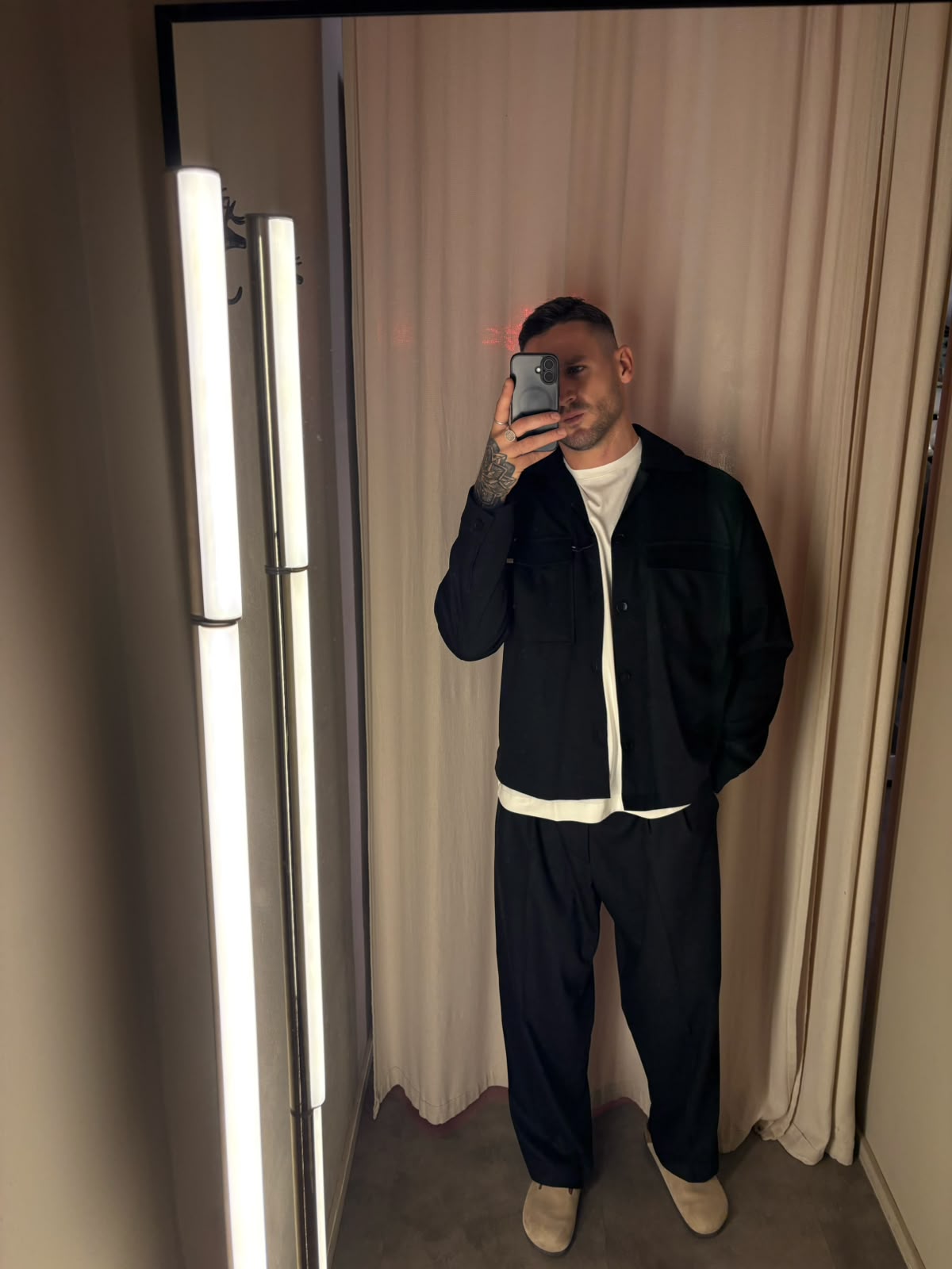 Giacca Camicia | NERO