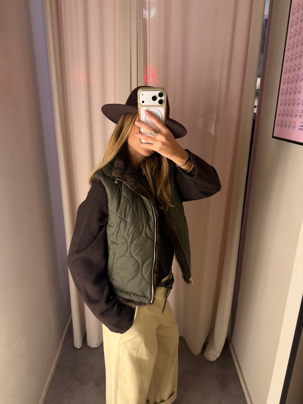 Gilet Trapuntato Reversibile