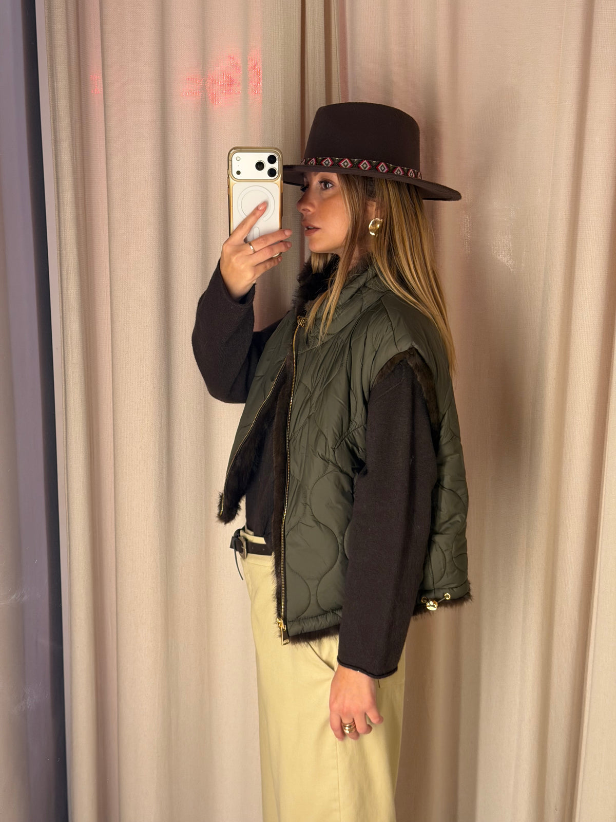 Gilet Trapuntato Reversibile