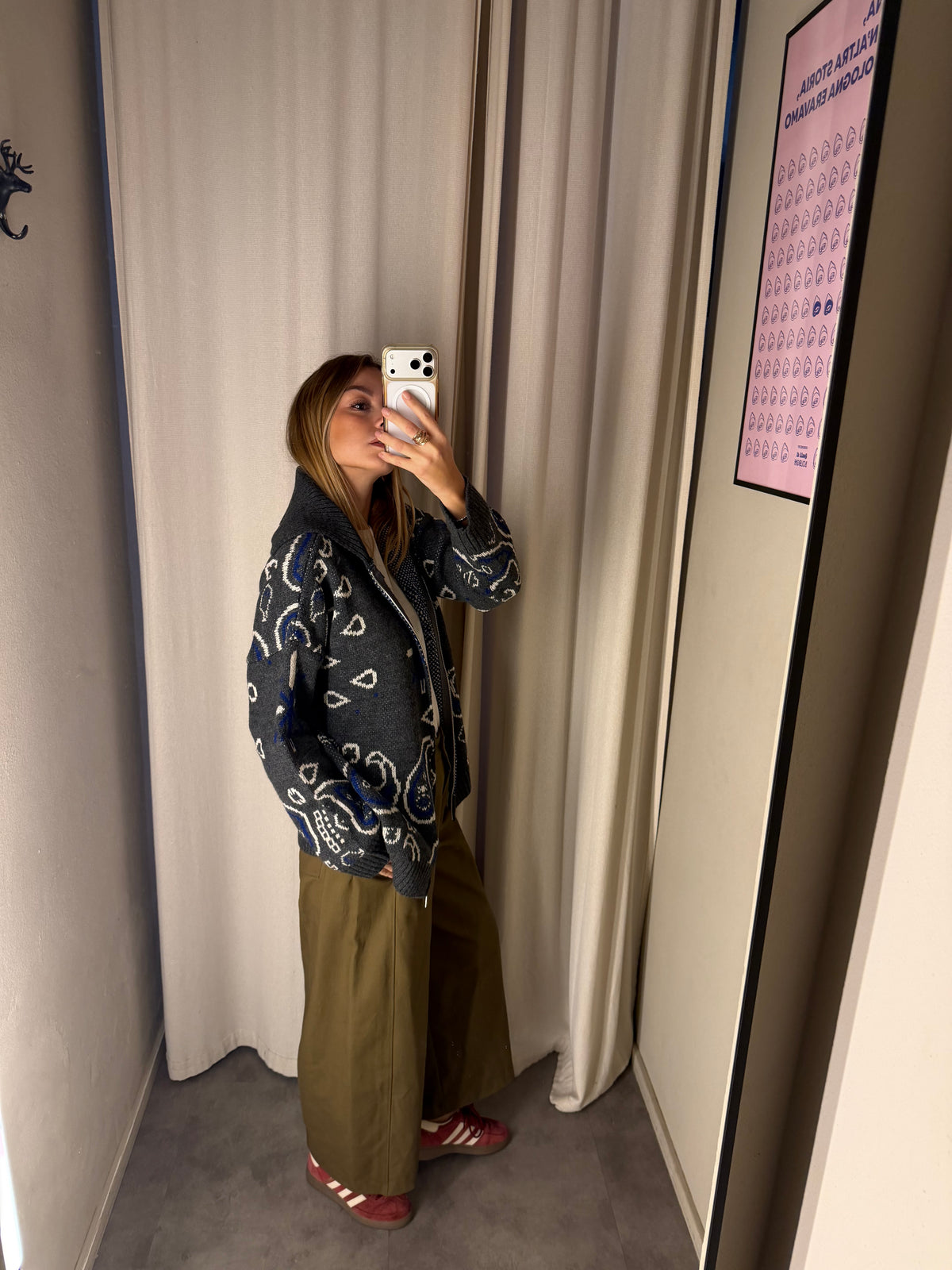 Cardigan Bandana | ANTRACITE & BLU