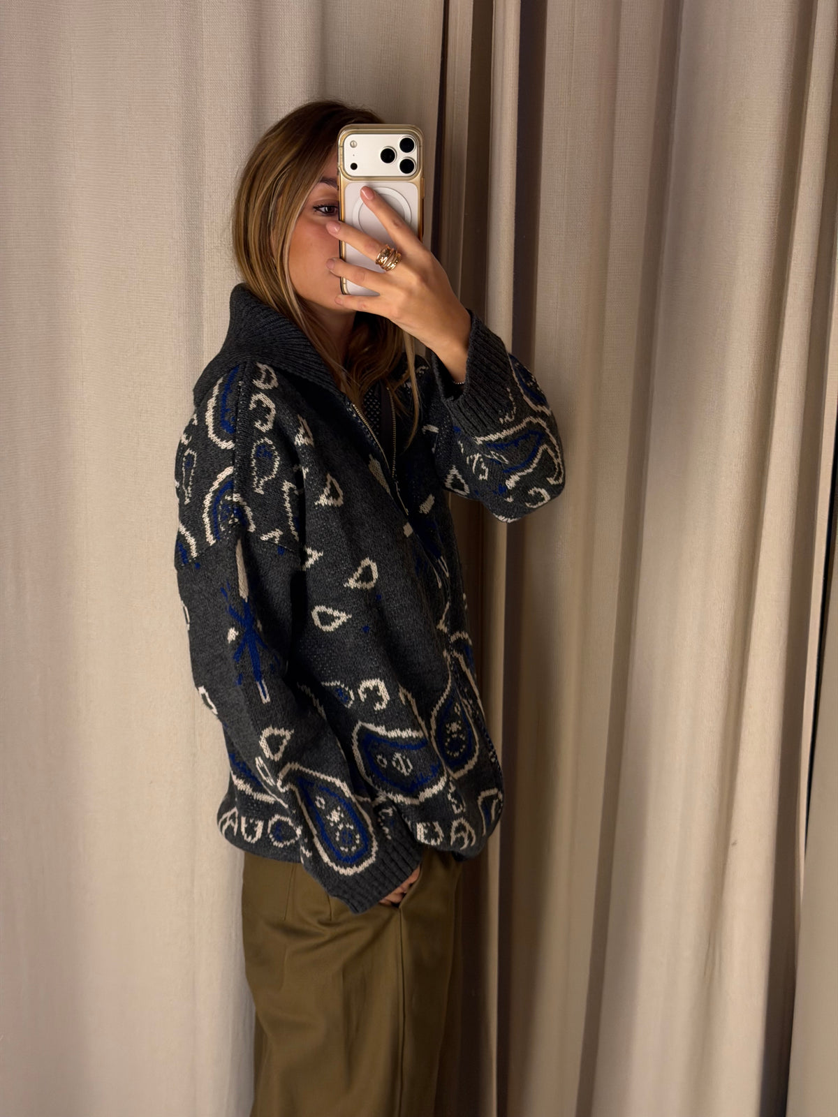 Cardigan Bandana | ANTRACITE & BLU