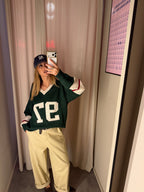 Maglione 97 scollo a V | VERDE BOSCO