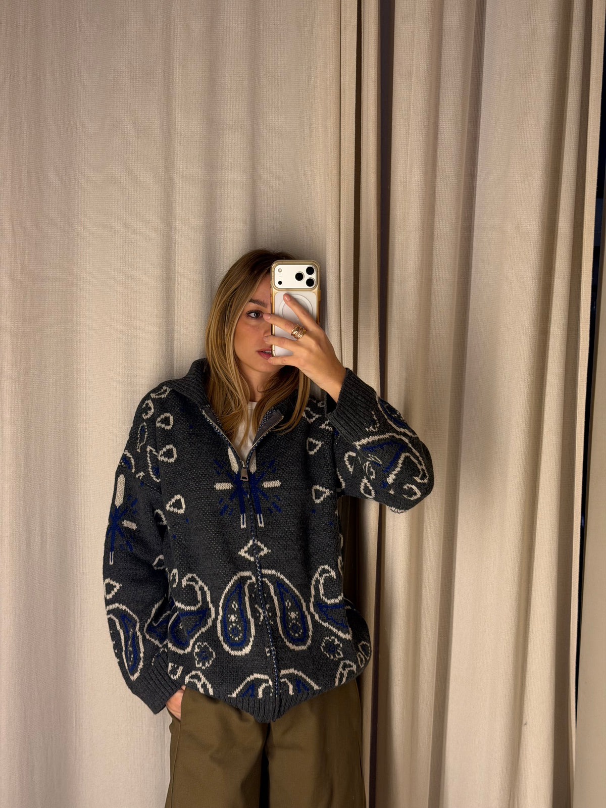 Cardigan Bandana | ANTRACITE & BLU
