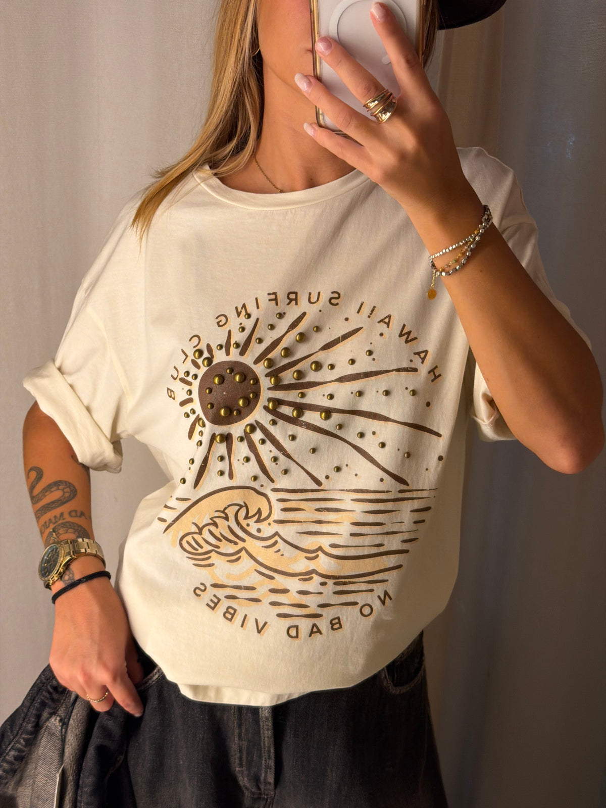 T-shirt No Bad Vibes | Più colori