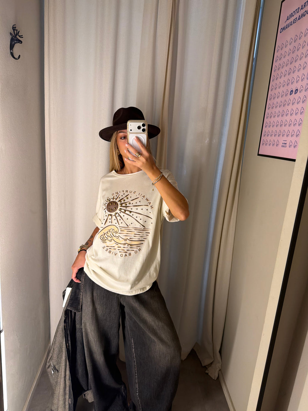 T-shirt No Bad Vibes | Più colori