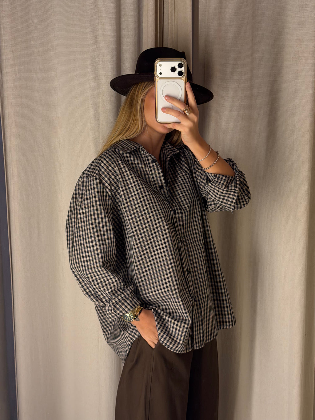 Camicia MICRO-CHECK | BLU