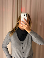Cardigan con Bottoni | GRIGIO