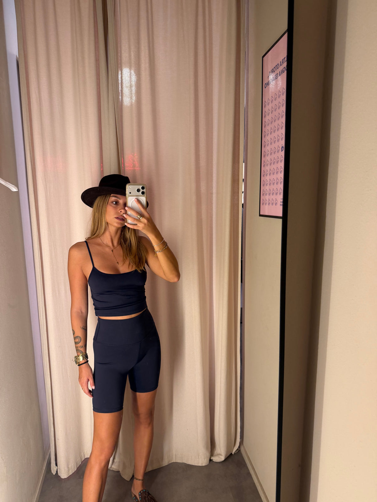 Leggins ciclista corto