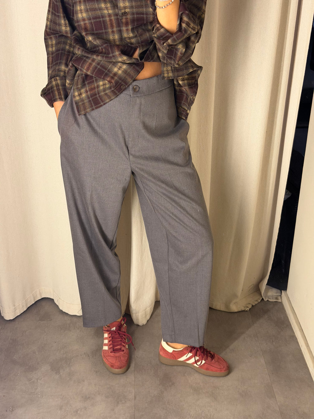 Pantalone Barrel | GRIGIO