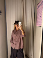 Camicia MICRO-CHECK | BURGUNDY
