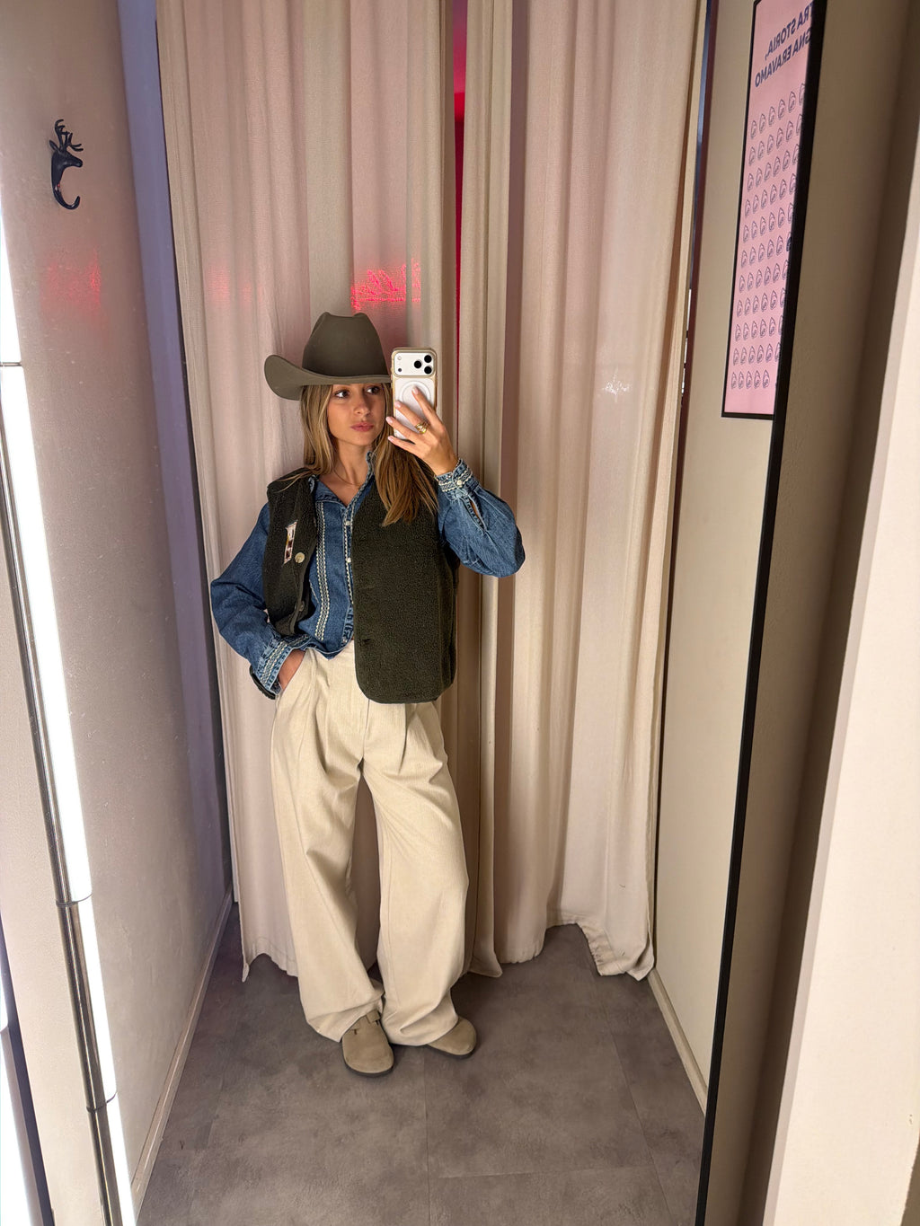 Pantalone a gamba larga