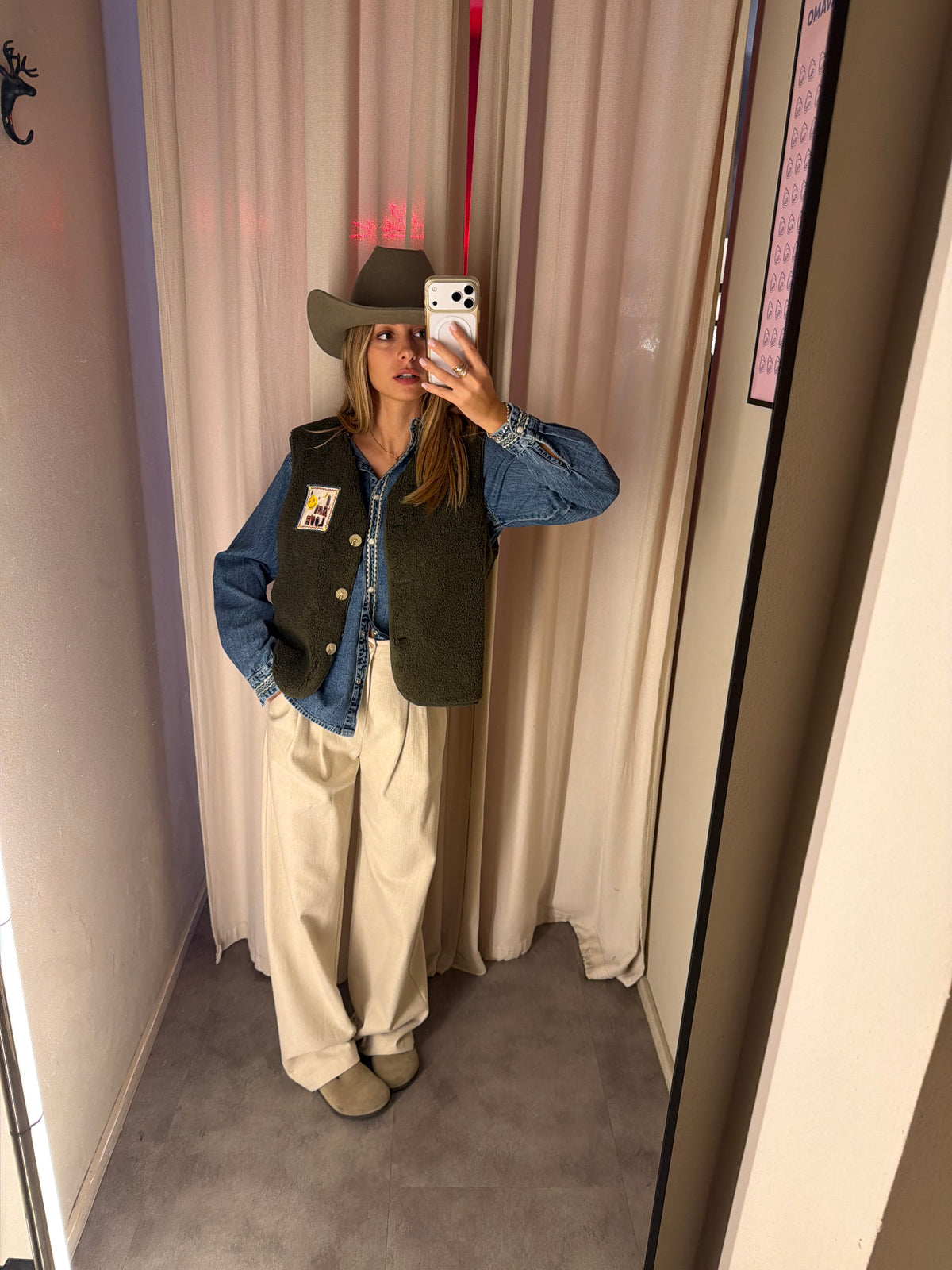 Pantalone a gamba larga