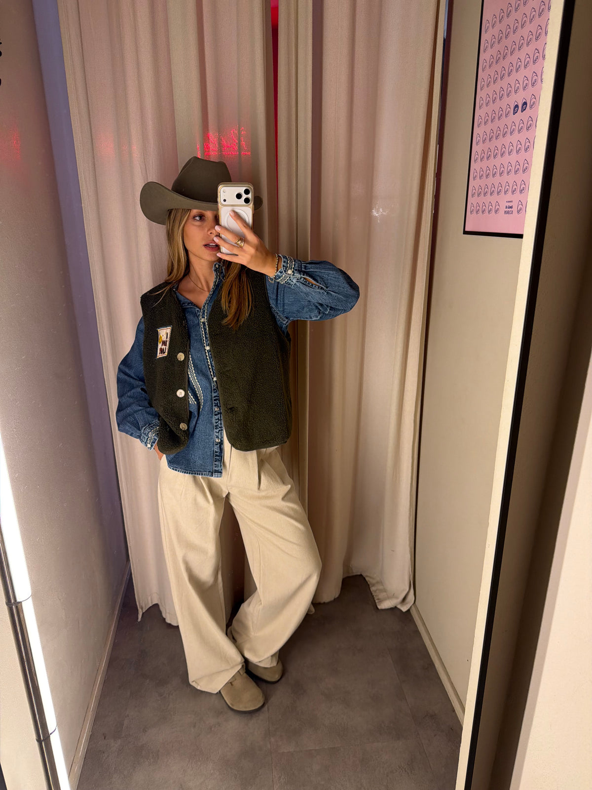 Pantalone a gamba larga