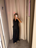 Pantalone full lenght con pinces