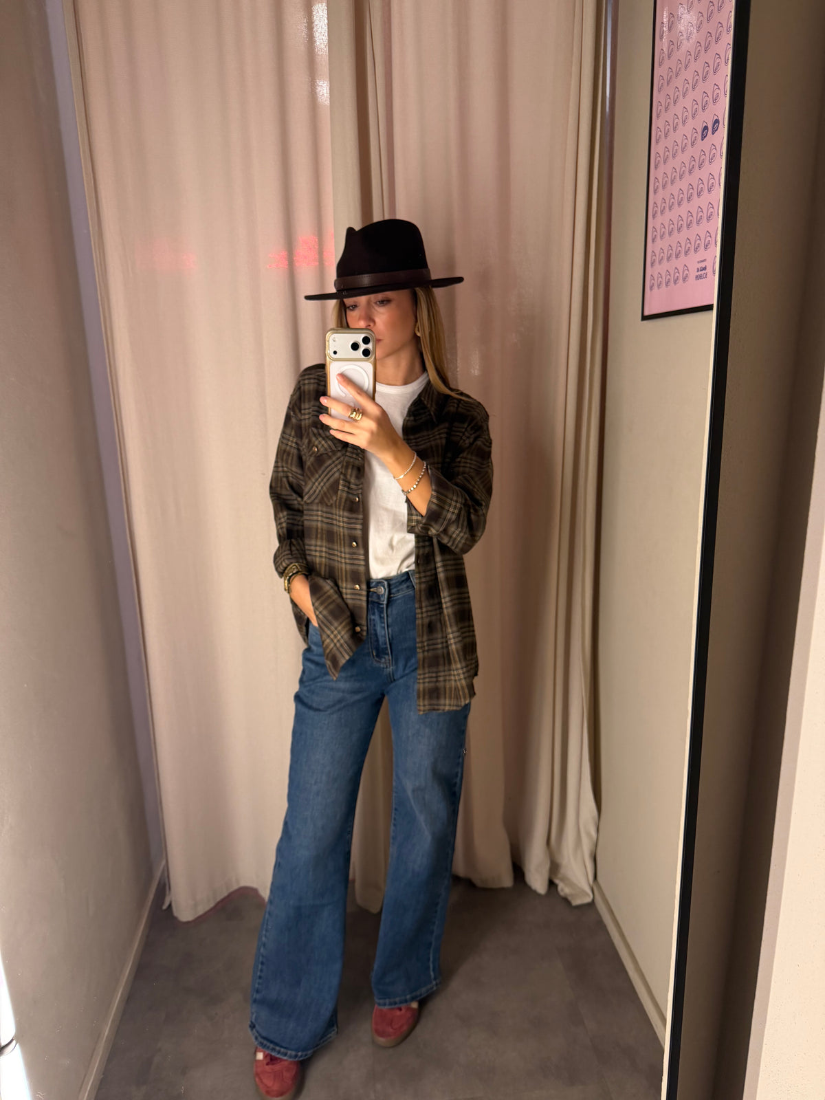 Denim wide leg | LAVAGGIO MEDIO