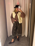 Pantalone Balloon con Ricami