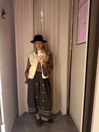 Pantalone Balloon con Ricami