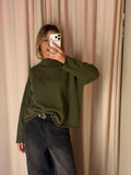 Maglia taglio a vivo | VERDE