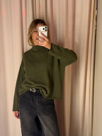 Maglia taglio a vivo | VERDE