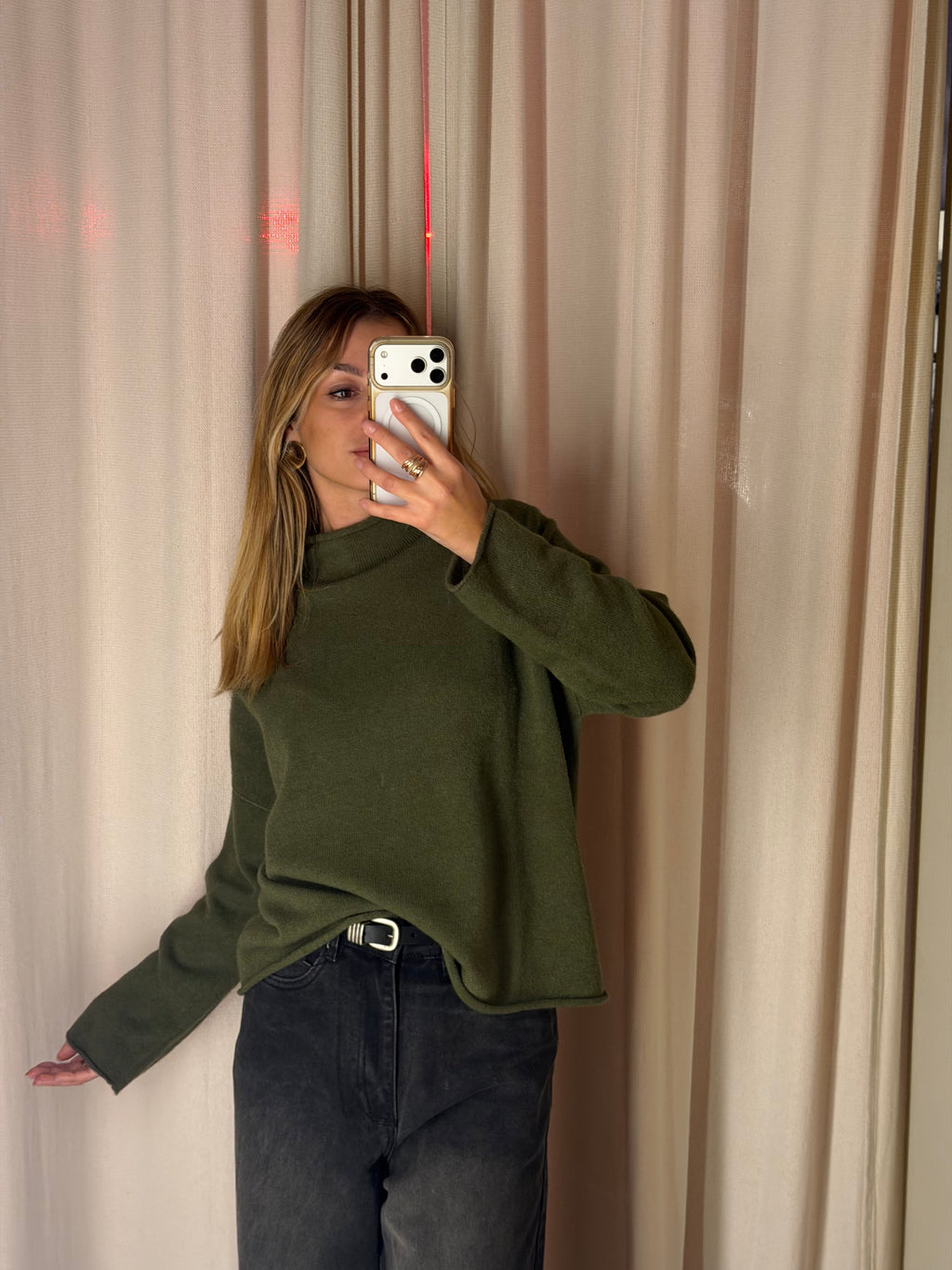 Maglia taglio a vivo | VERDE