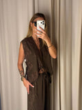 Gilet con Pizzo